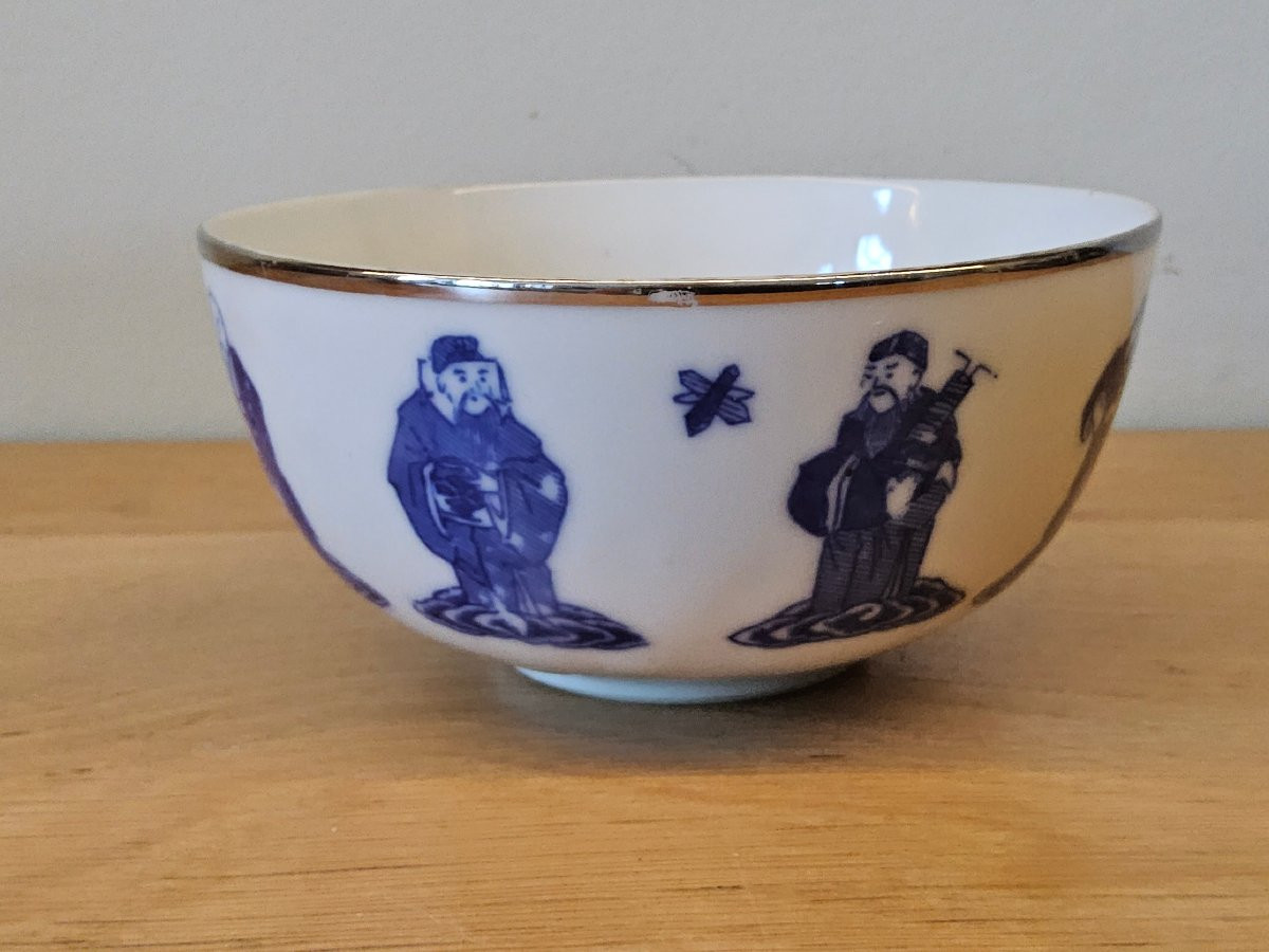 Paire de bols en porcelaine. Chine pour le Vietnam.-photo-8