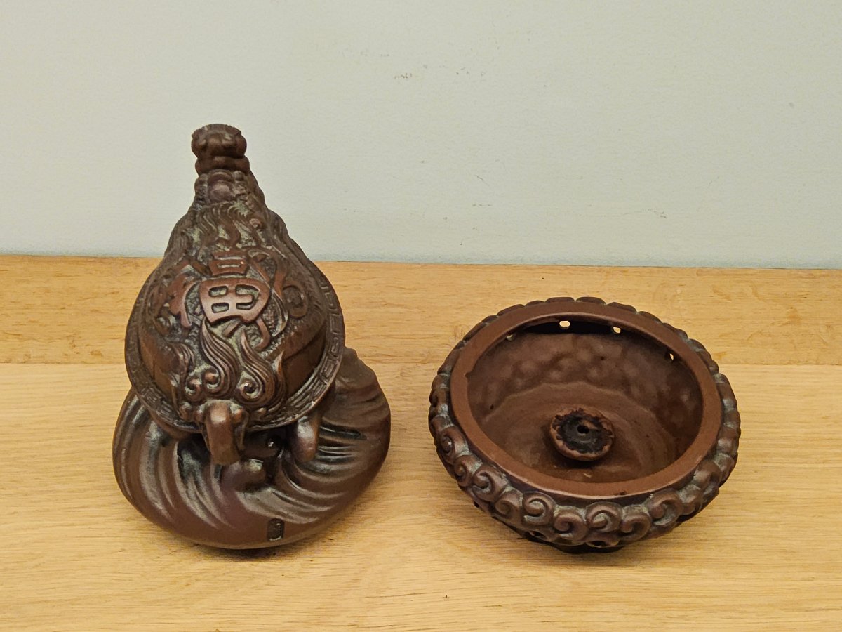 China. Yixing Clay Perfume Burner-photo-1