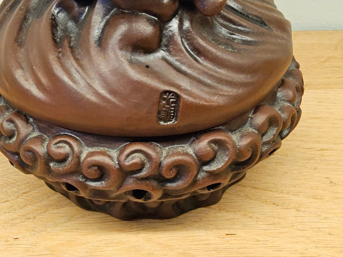 China. Yixing Clay Perfume Burner-photo-2