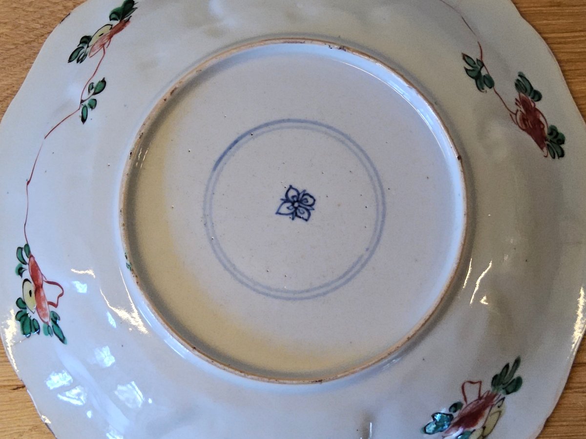 Chine. Assiette en porcelaine. Epoque Kangxi (1662-1722)-photo-4