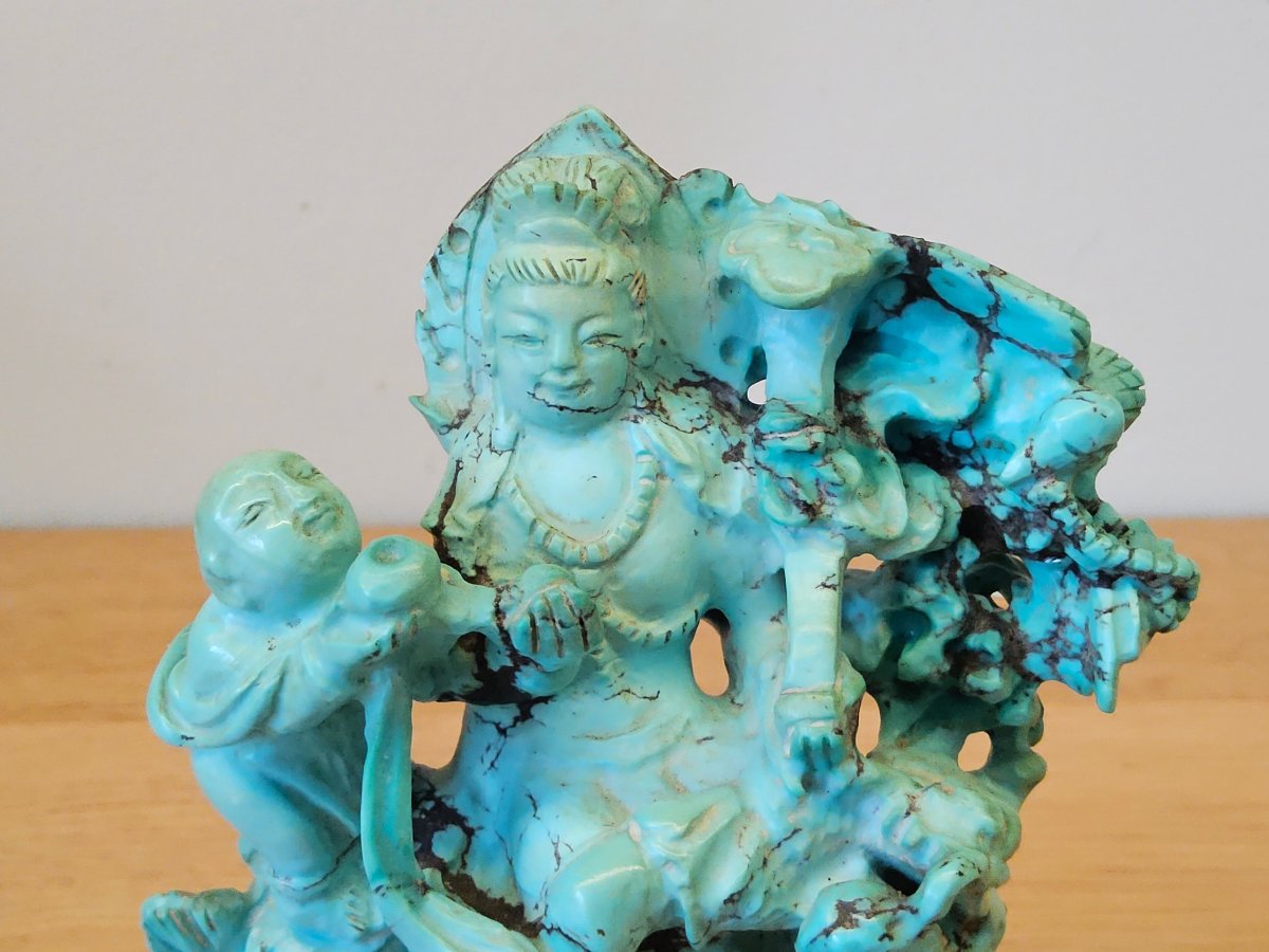 China: Turquoise Sculpture Group-photo-2