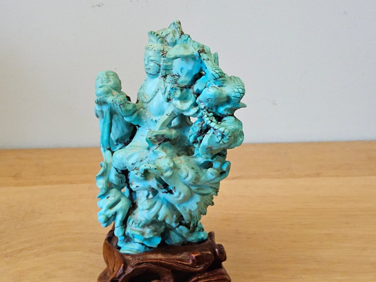 China: Turquoise Sculpture Group-photo-3