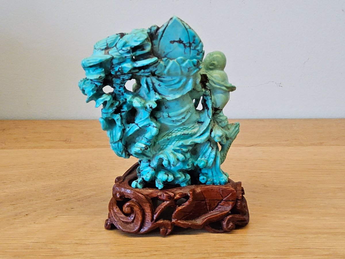 China: Turquoise Sculpture Group-photo-1