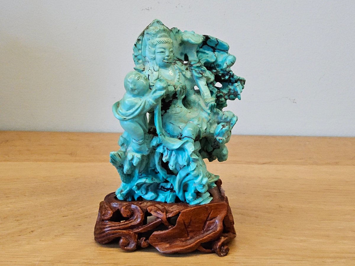 China: Turquoise Sculpture Group-photo-2