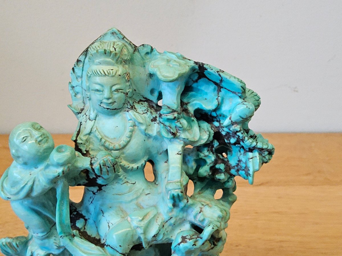 China: Turquoise Sculpture Group-photo-4