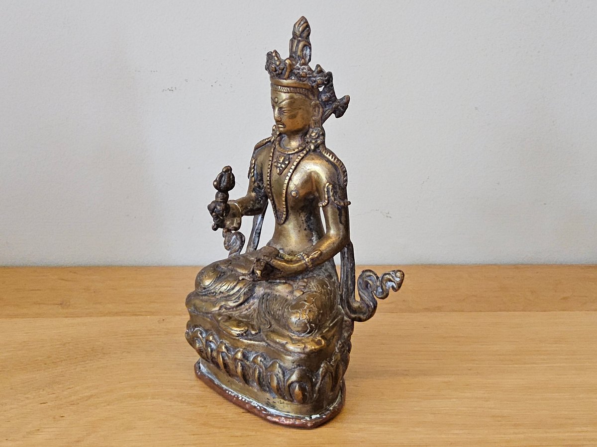 Bronze Buddha. Vajrasattva.-photo-3