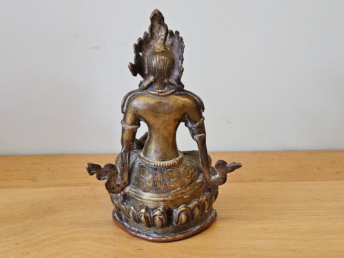 Bronze Buddha. Vajrasattva.-photo-4