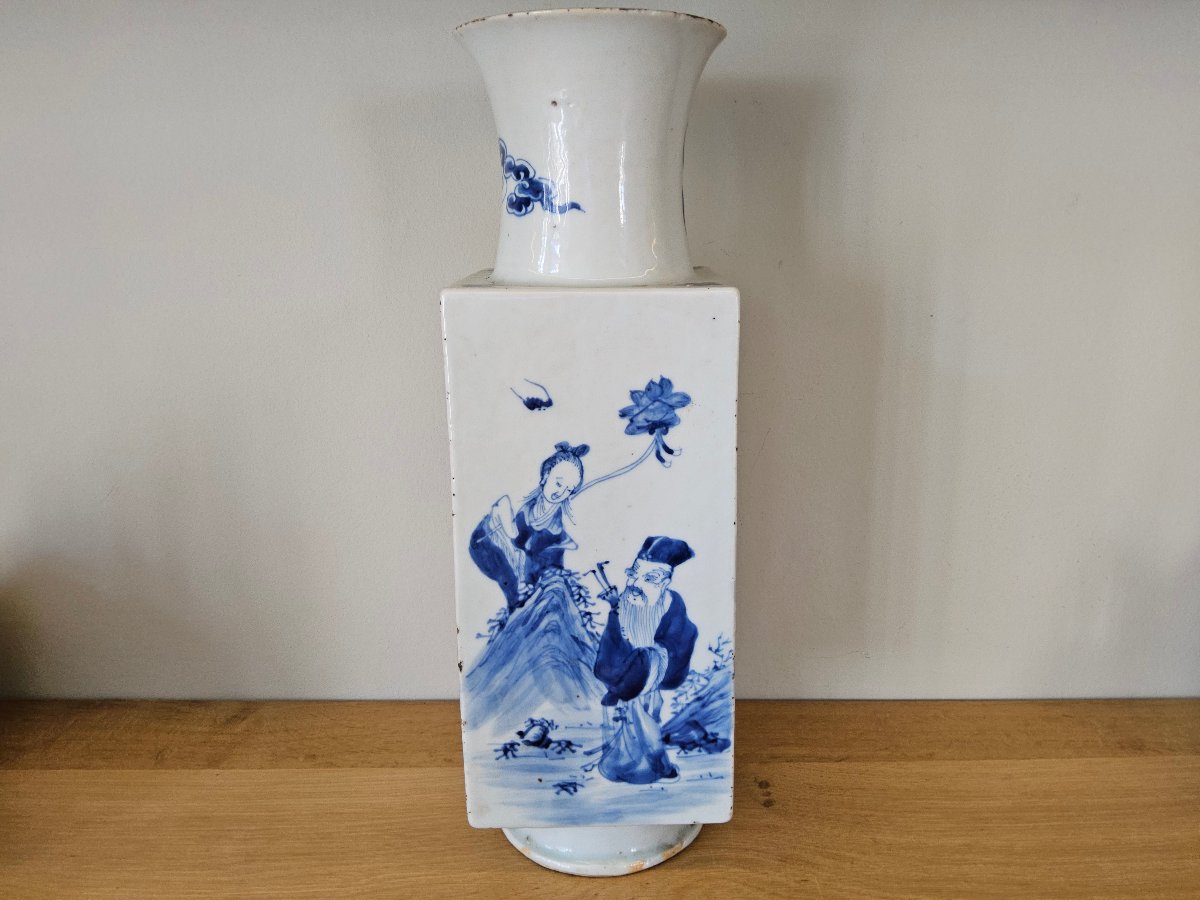 China. 19th-century Blue-and-white Porcelain Vase-photo-4