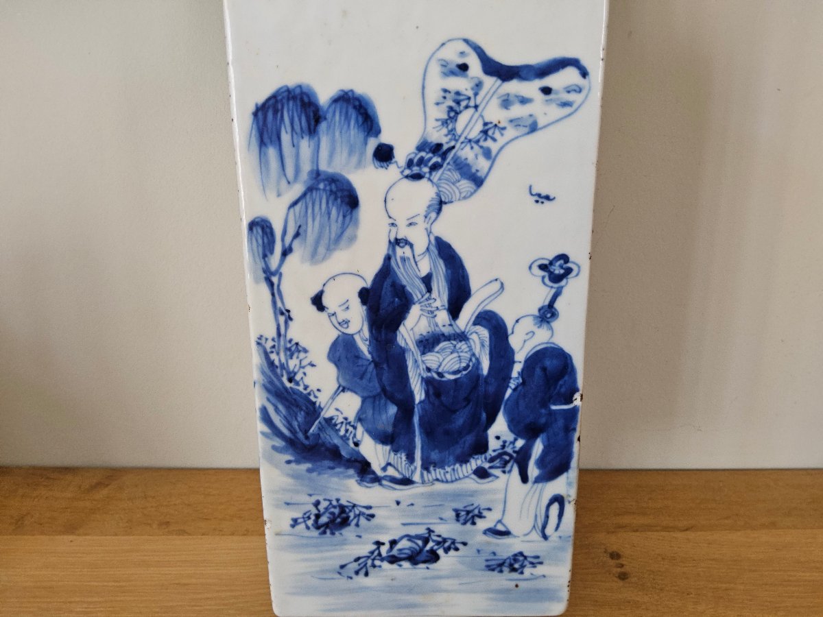 China. 19th-century Blue-and-white Porcelain Vase-photo-3