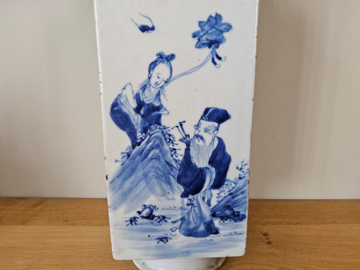 China. 19th-century Blue-and-white Porcelain Vase-photo-4