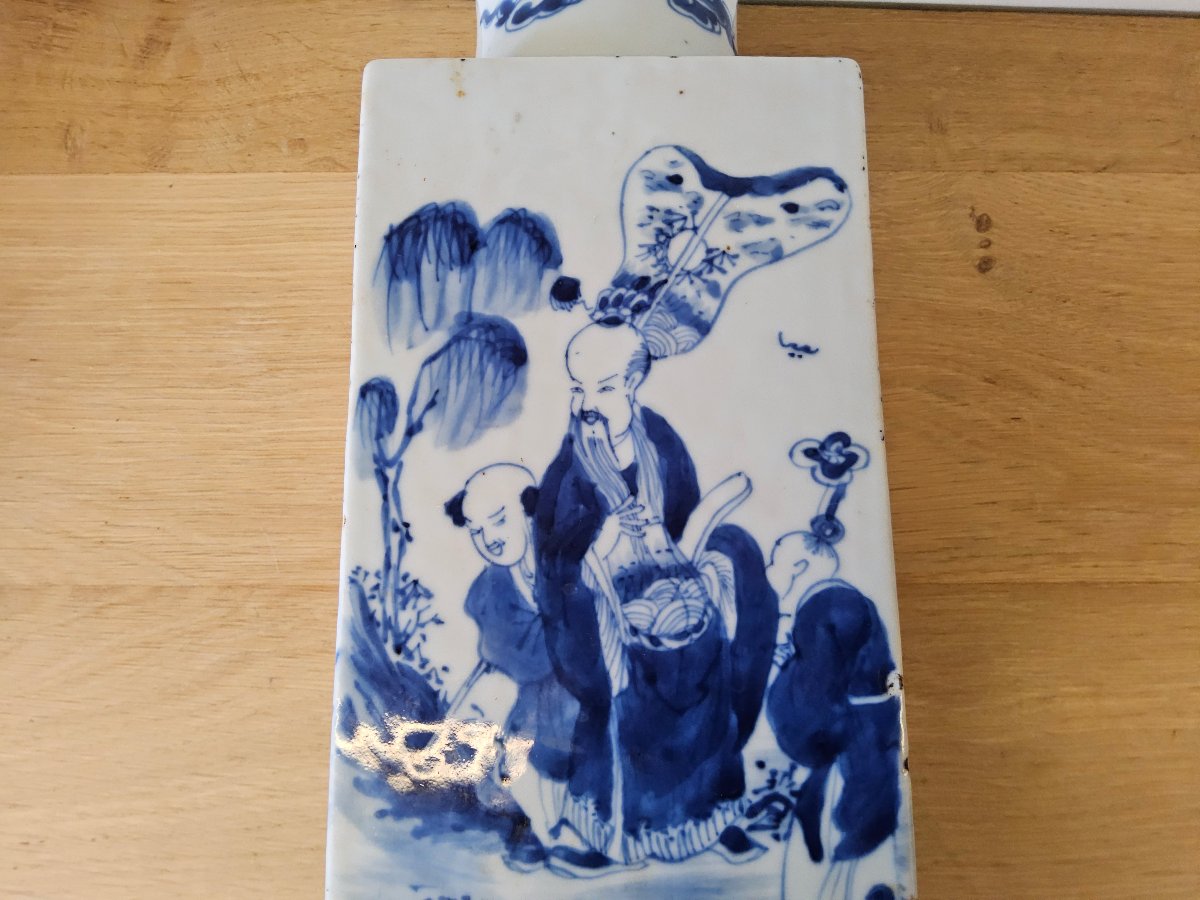 China. 19th-century Blue-and-white Porcelain Vase-photo-8