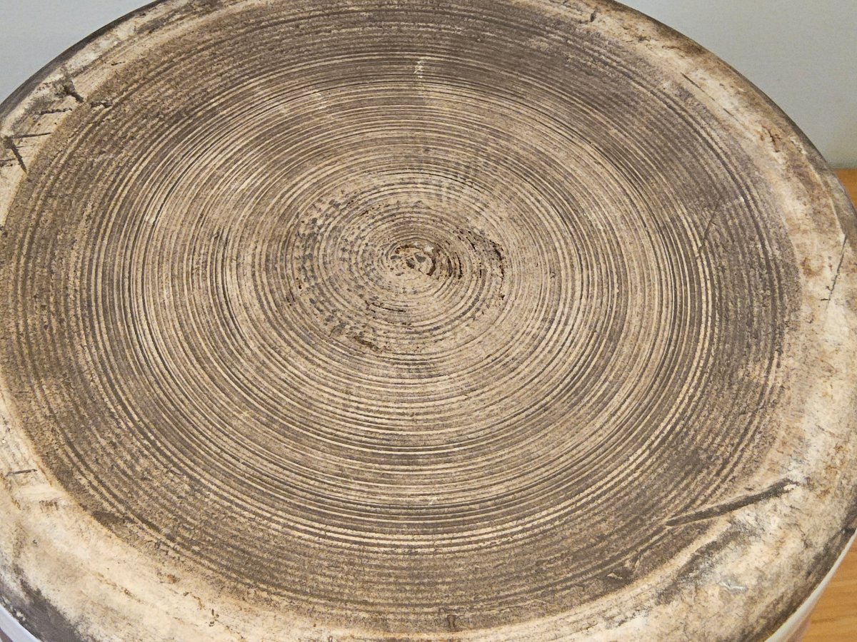 Chine. Grand lave pinceaux "bitong" en porcelaine du XIX ème siècle-photo-5