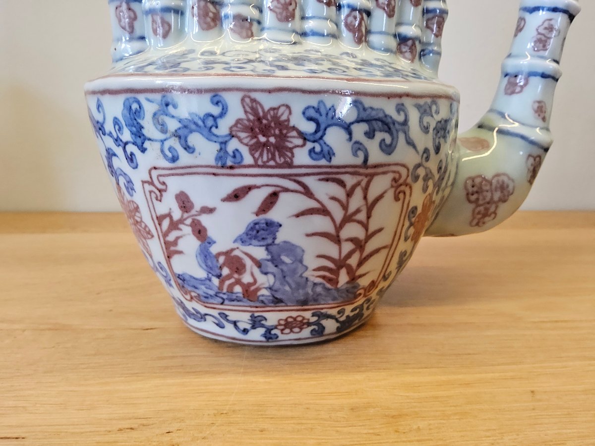 China. Large Porcelain Teapot.-photo-3