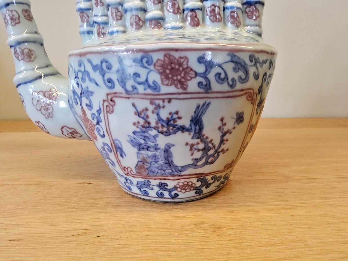 China. Large Porcelain Teapot.-photo-4