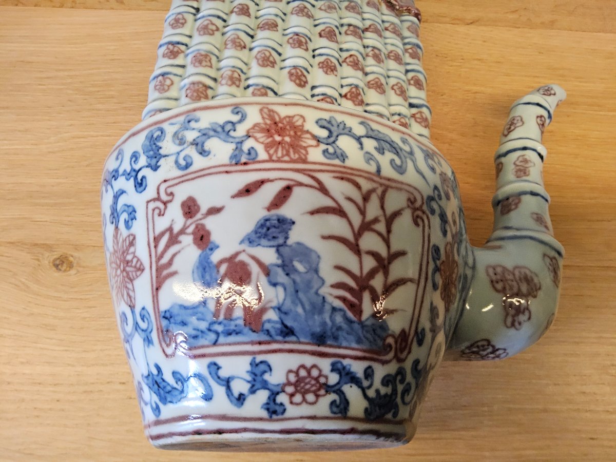 China. Large Porcelain Teapot.-photo-8