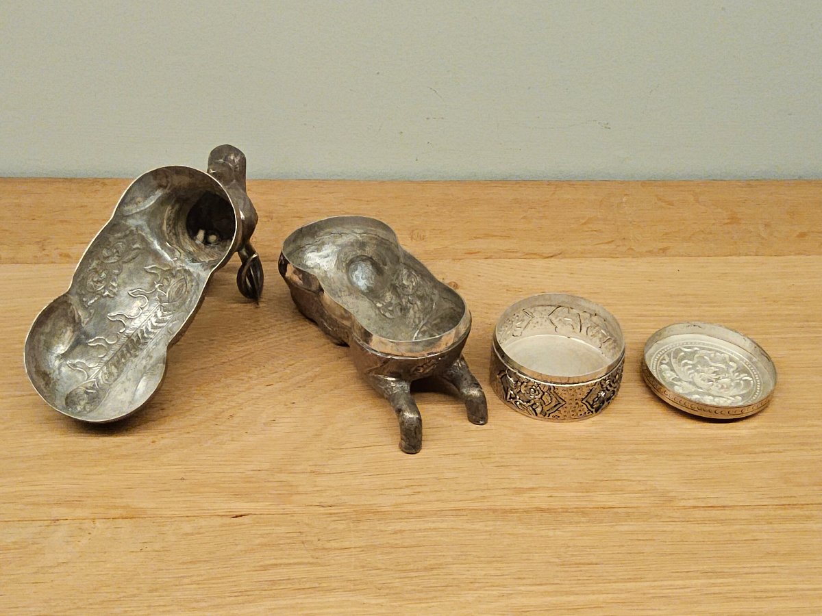 Asiatic Objects Made Of Solid Silver-photo-2