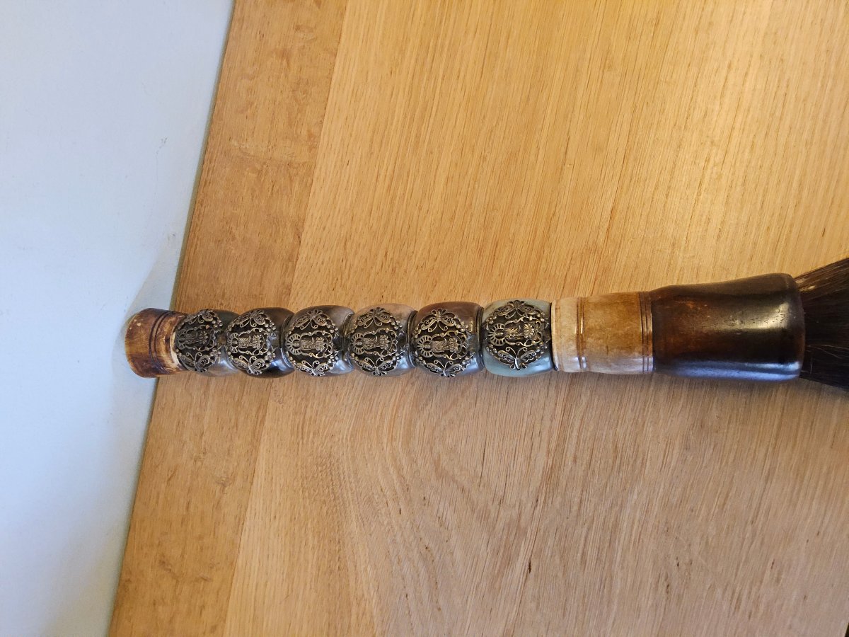 China. Scholar's Object. Important Calligrapher's Brush.-photo-2