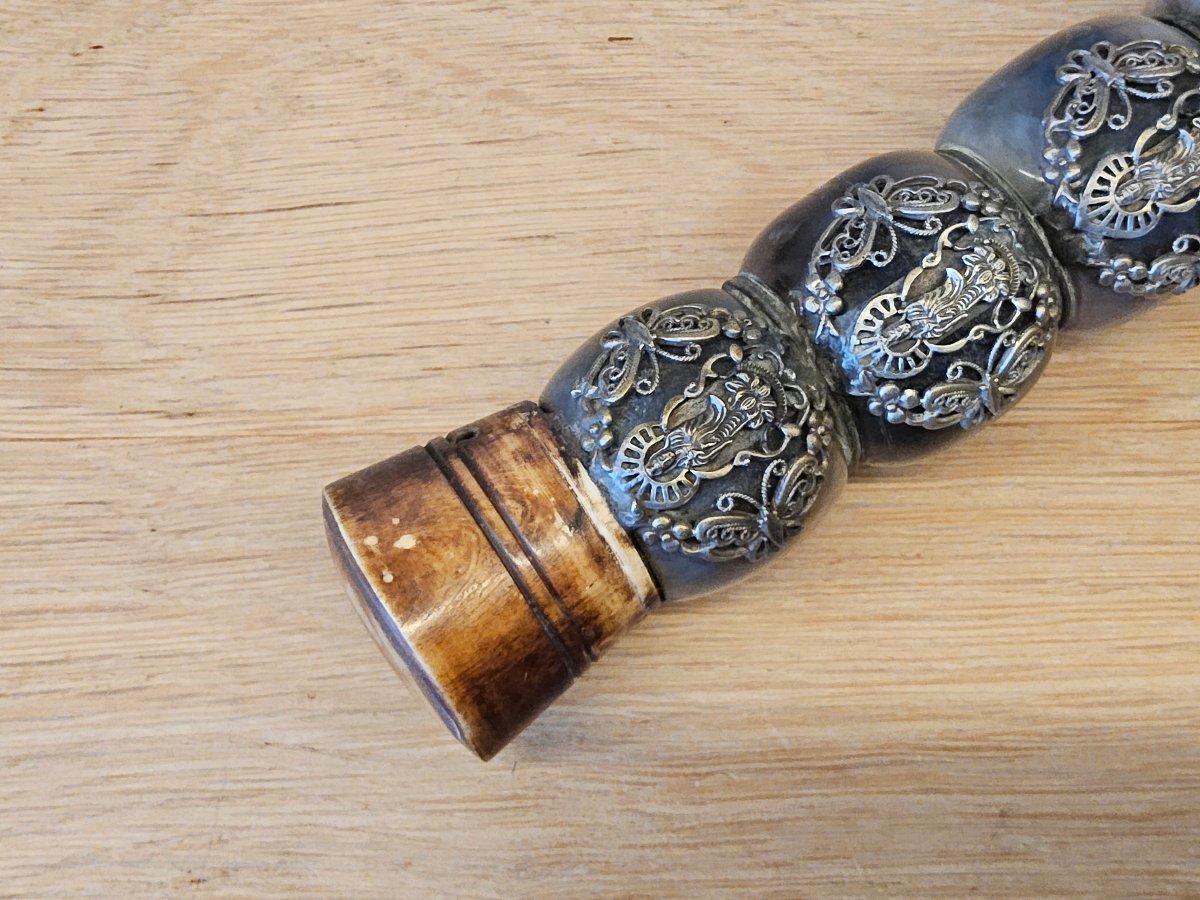 China. Scholar's Object. Important Calligrapher's Brush.-photo-1