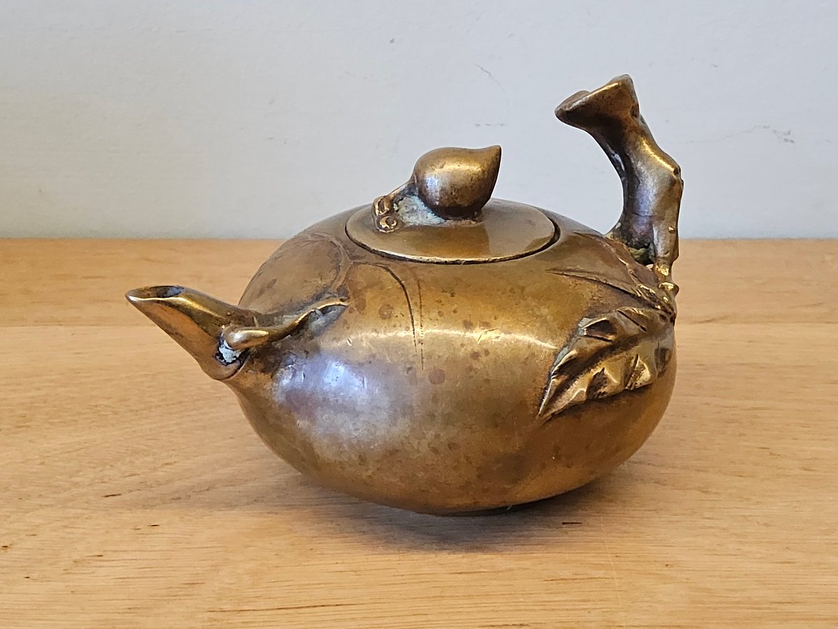 China. Bronze Teapot-photo-2