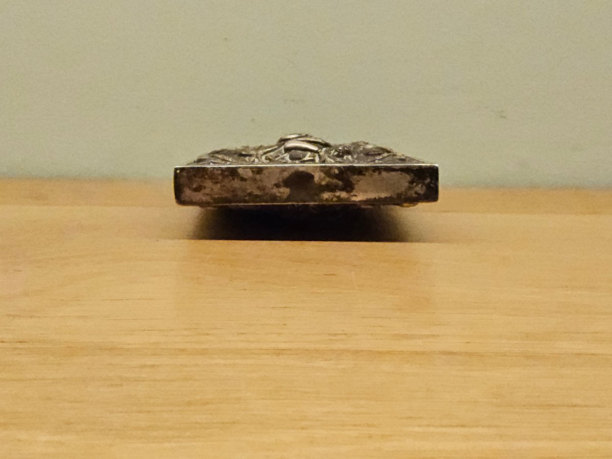 India. 18th-century Solid Silver Case.-photo-2