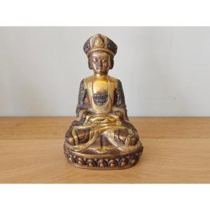 Bouddha en bronze ancien 