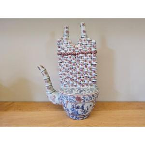 China. Large Porcelain Teapot.