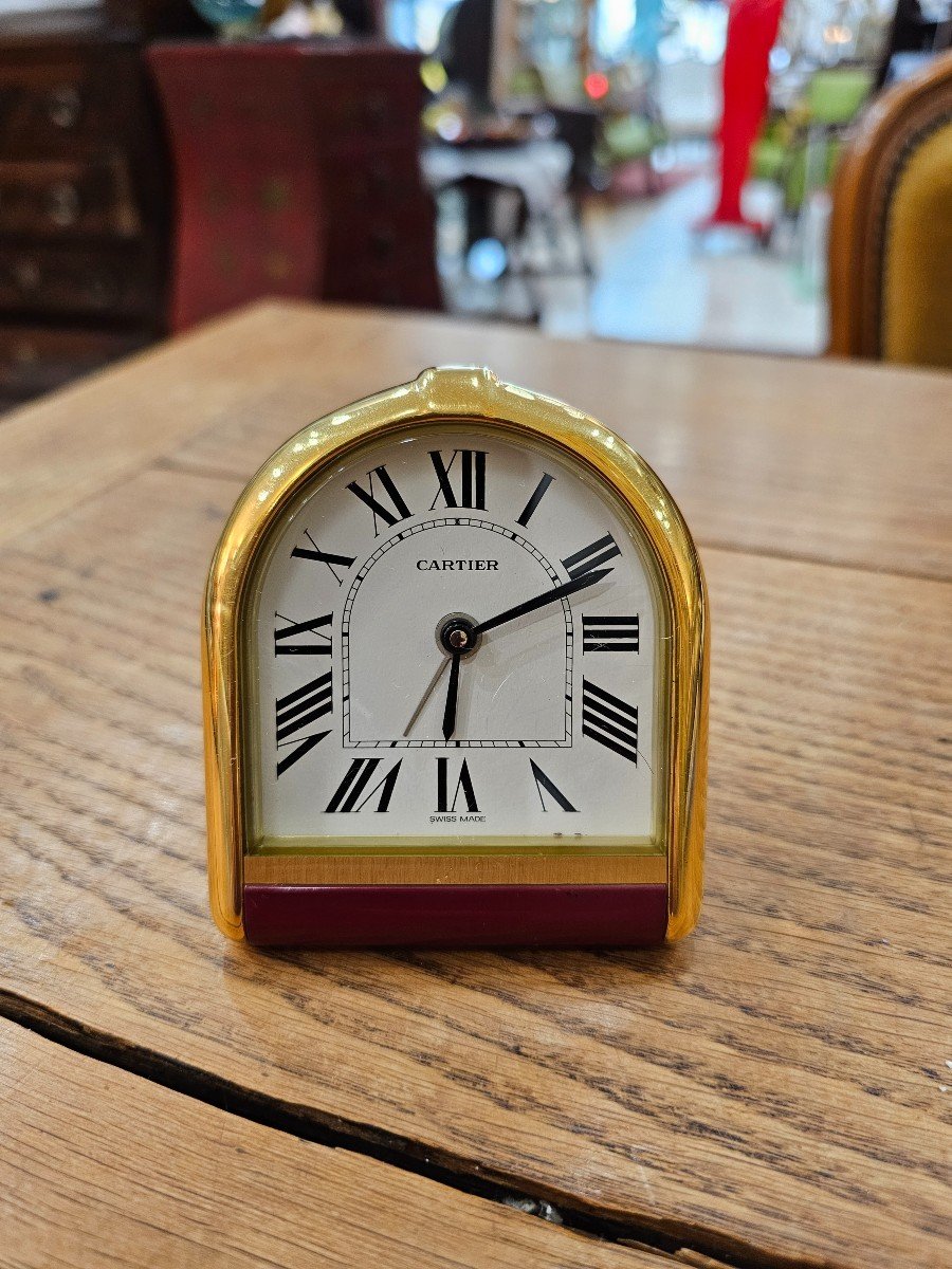 Cartier. Travel Clock/clock.-photo-2