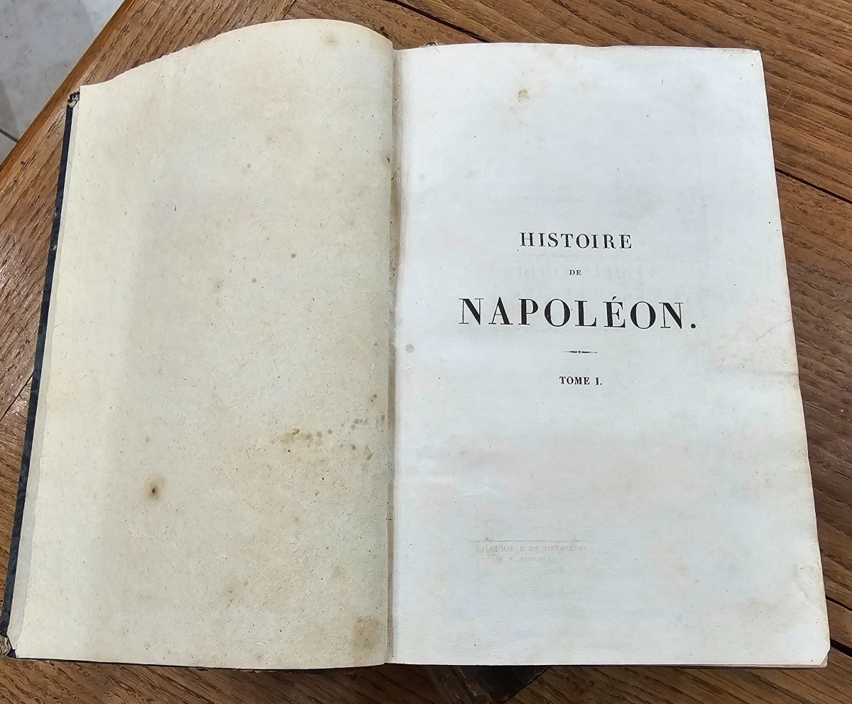 Jacques de Norvins. La vie de Napoléon Bonaparte en 4 tomes.-photo-3