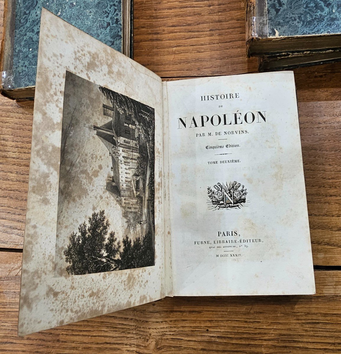 Jacques de Norvins. La vie de Napoléon Bonaparte en 4 tomes.-photo-3