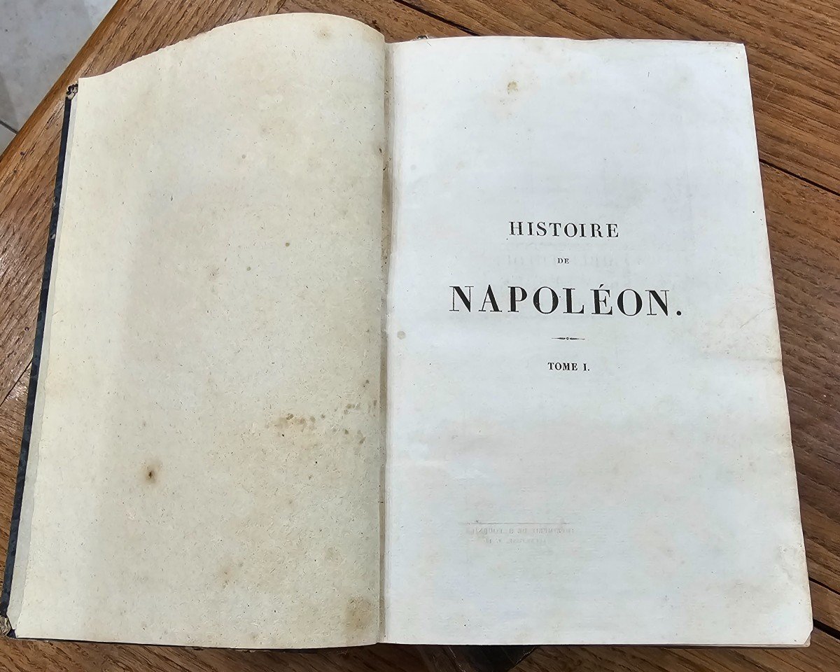Jacques de Norvins. La vie de Napoléon Bonaparte en 4 tomes.-photo-4