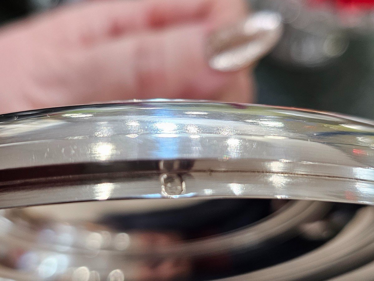 Limousin & Strain. Vegetable Dish In Solid Silver.-photo-4