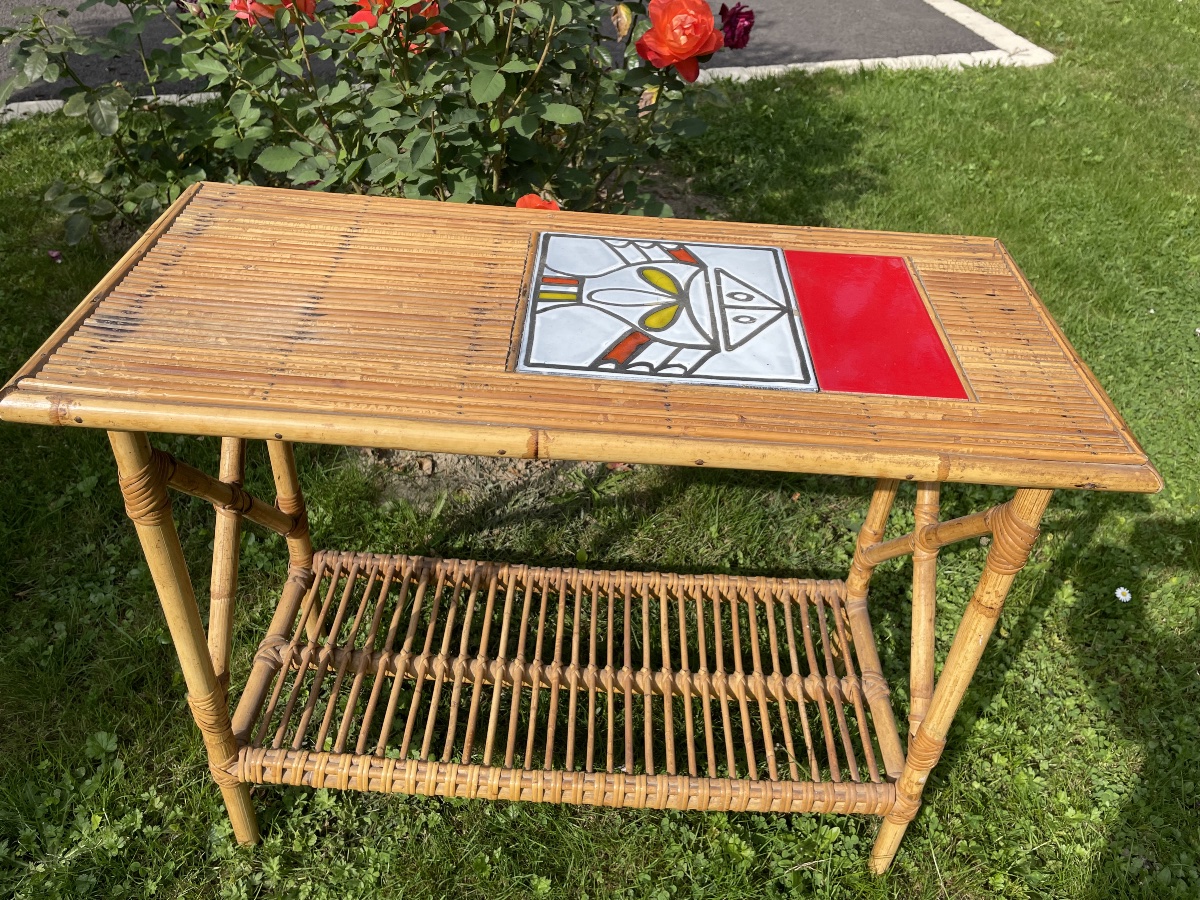 CONSOLE ROTIN AUDOUX MINET ET CAPRON