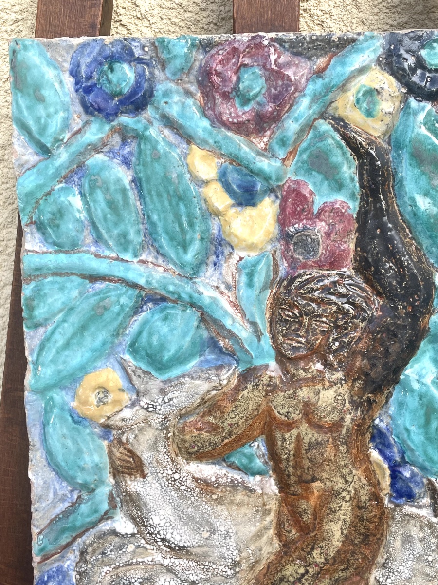 EDOUARD  CAZAUX BAS RELIEF-photo-2