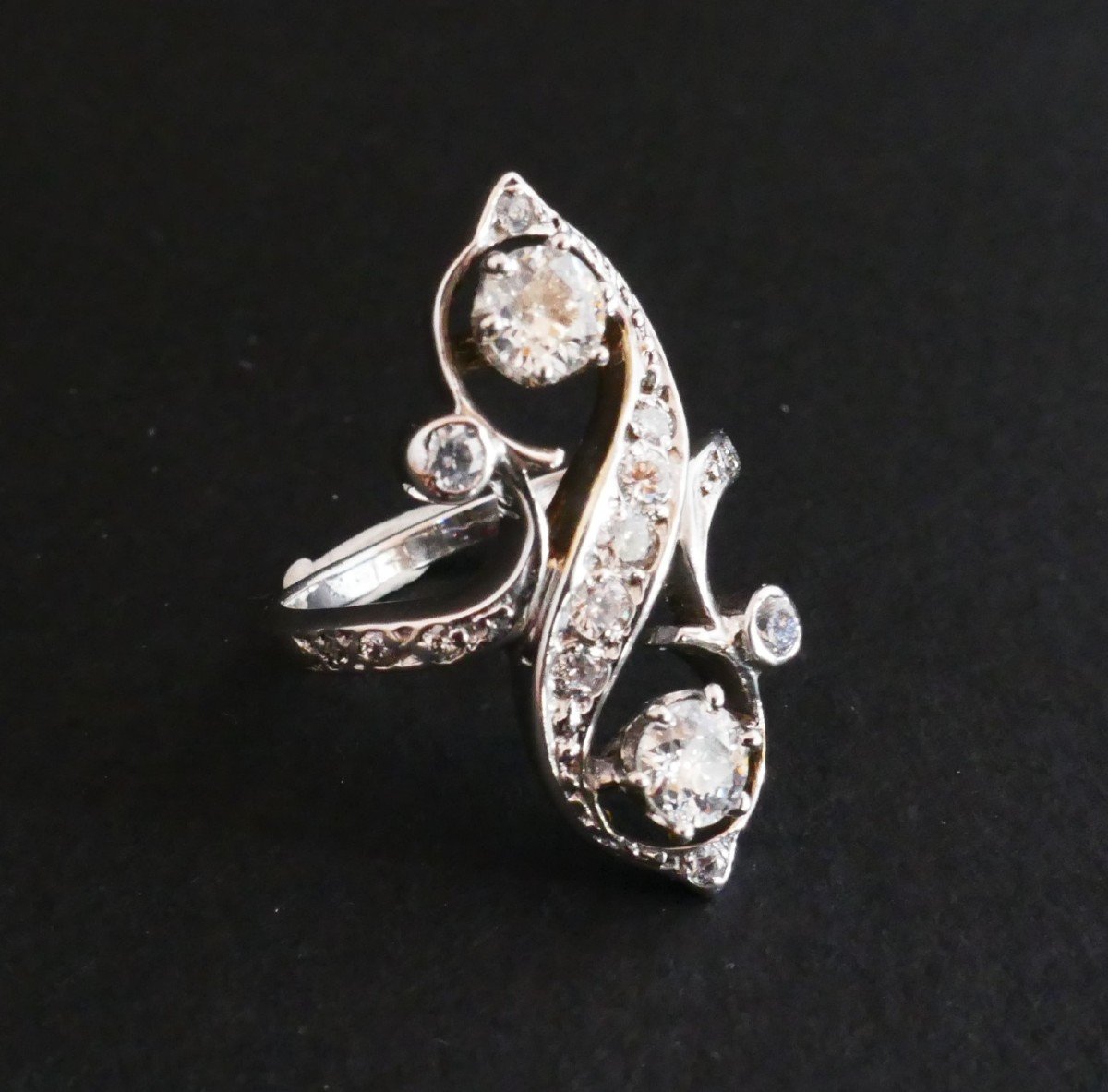 Diamond You And Me Ring.-photo-4