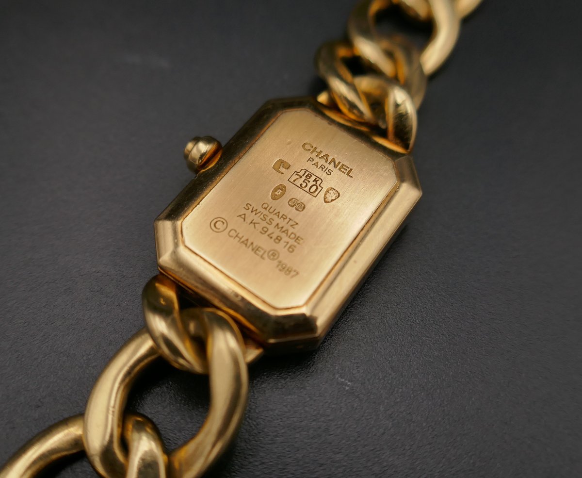 Chanel Premiere Collection Large Model Watch, 18-carat Gold.-photo-3