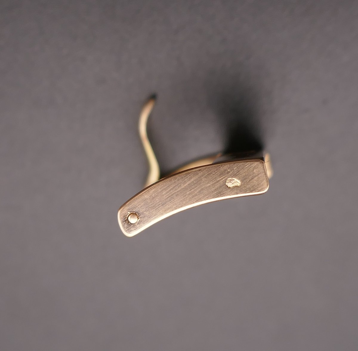 Omega 16 Mm 18k Rose Gold Pin Buckle.-photo-4