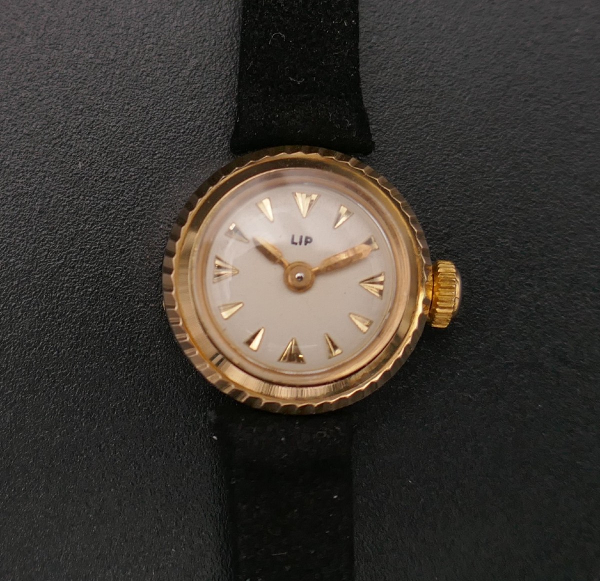 Lip Mini Vintage Watch In 18 Carat Gold, Circa 1960. 