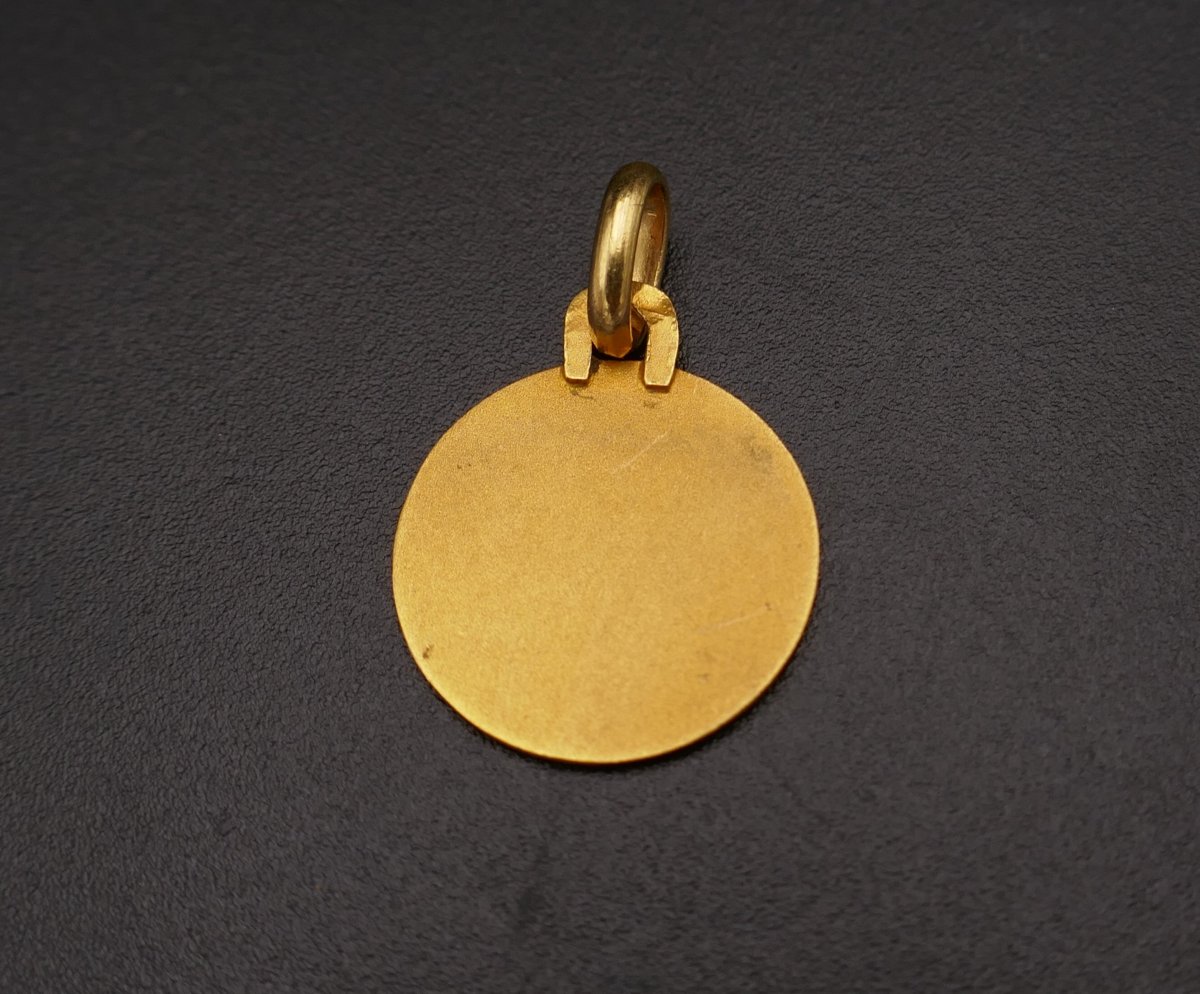 Virgin Mary Medal, 18-karat Gold.-photo-3