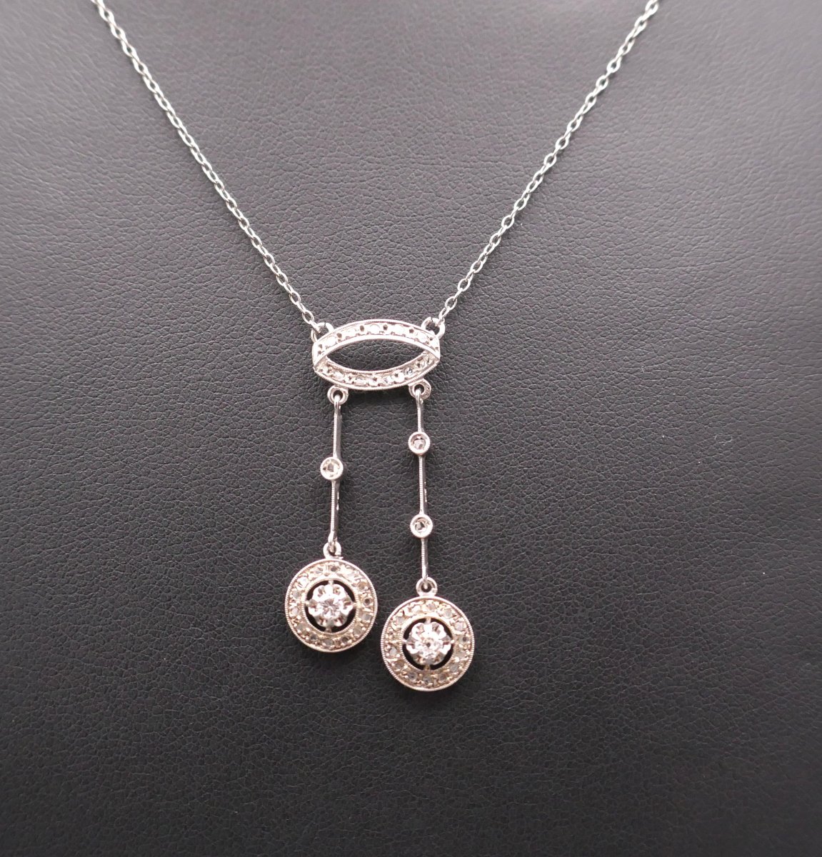 Collier Négligé Diamants, vers 1920.