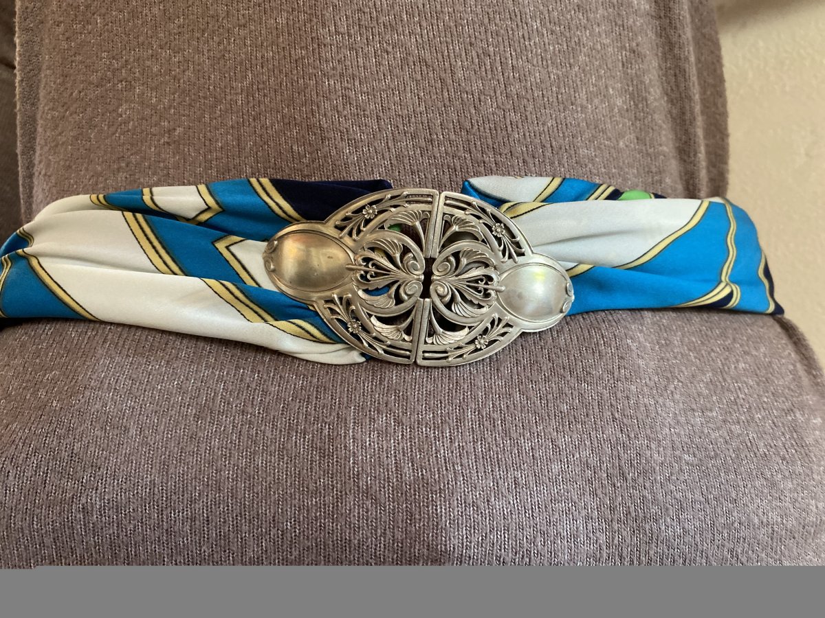 Boucle De Ceinture En Métal Argent Mat Prym - Largeur 30 Mm