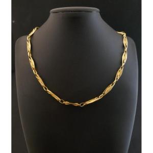 Old Chain In 18k Yellow Gold.