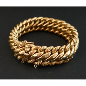 Bracelet Maille Américaine, 35,71 Gr, 75 Euros Le Gramme.