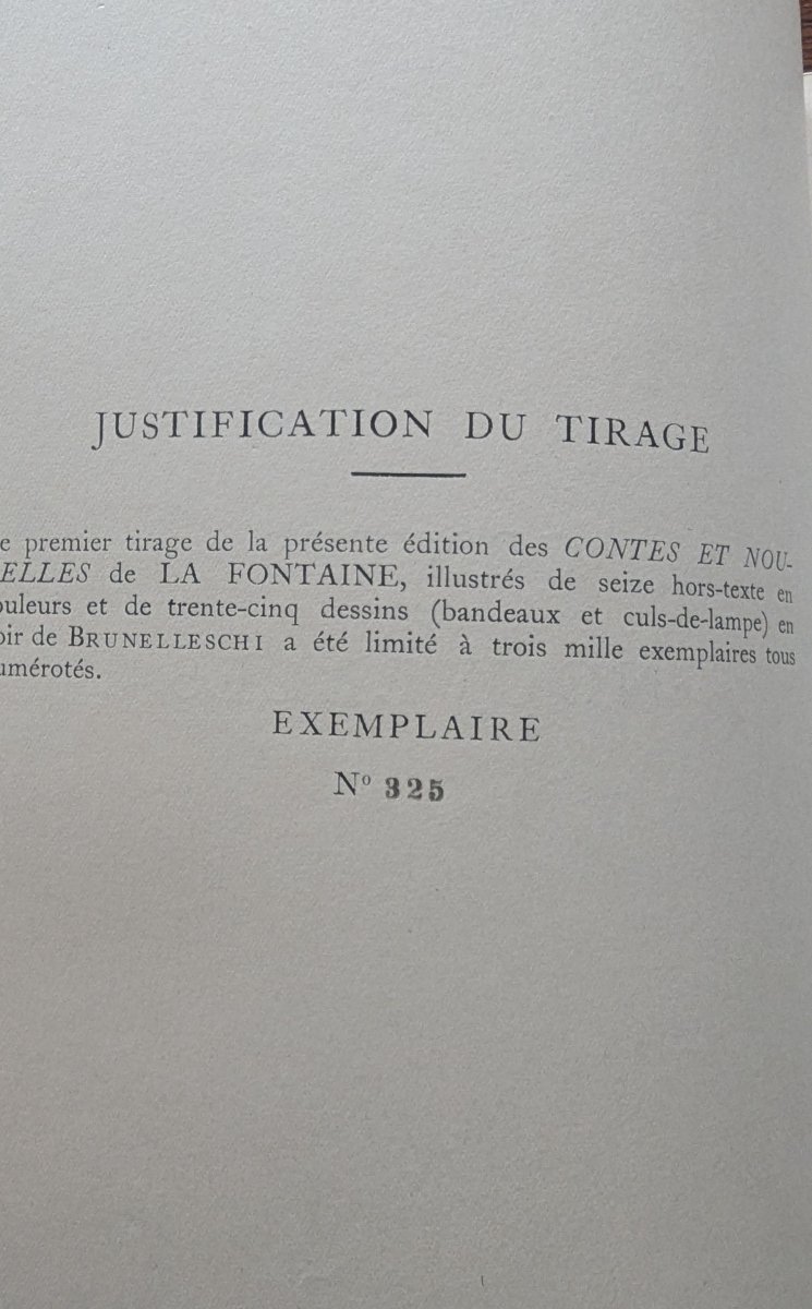 Tales And Short Stories In Verse. La Fontaine. 2 Volumes. 1937.-photo-2