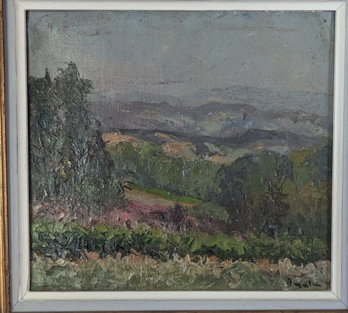 Albert Malet. Moulineaux Landscape. Rouen School.-photo-4