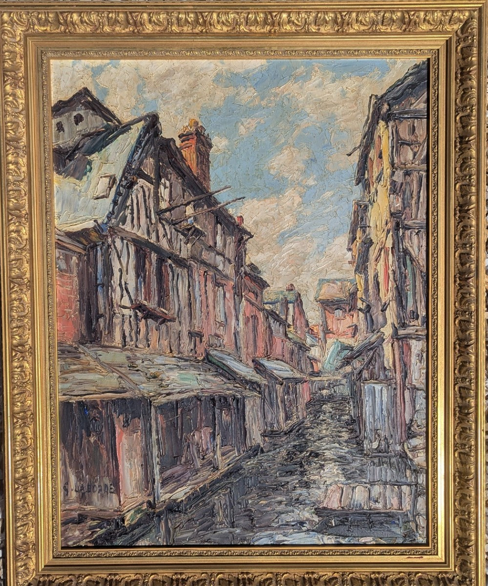 Rue De Pont-audemer. Gaston Laborde. Ecole Normande.