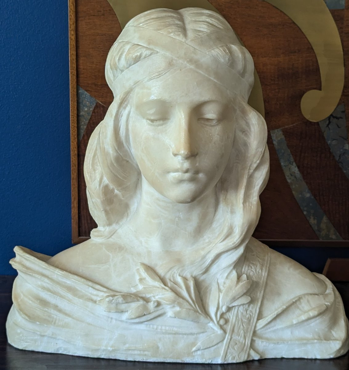 Buste de femme. H. Merlini.-photo-2