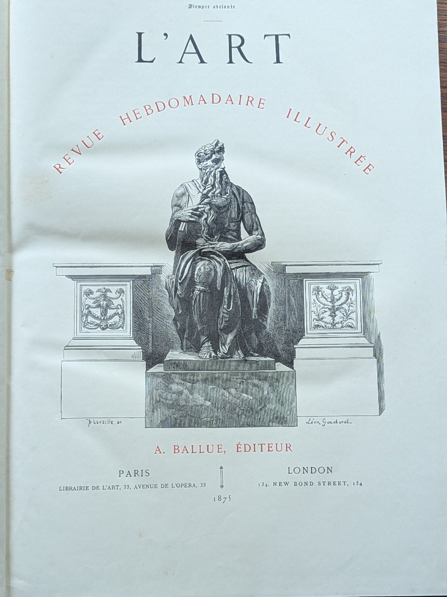 Revue l'Art. Eugène Véron. 15 volumes.-photo-1