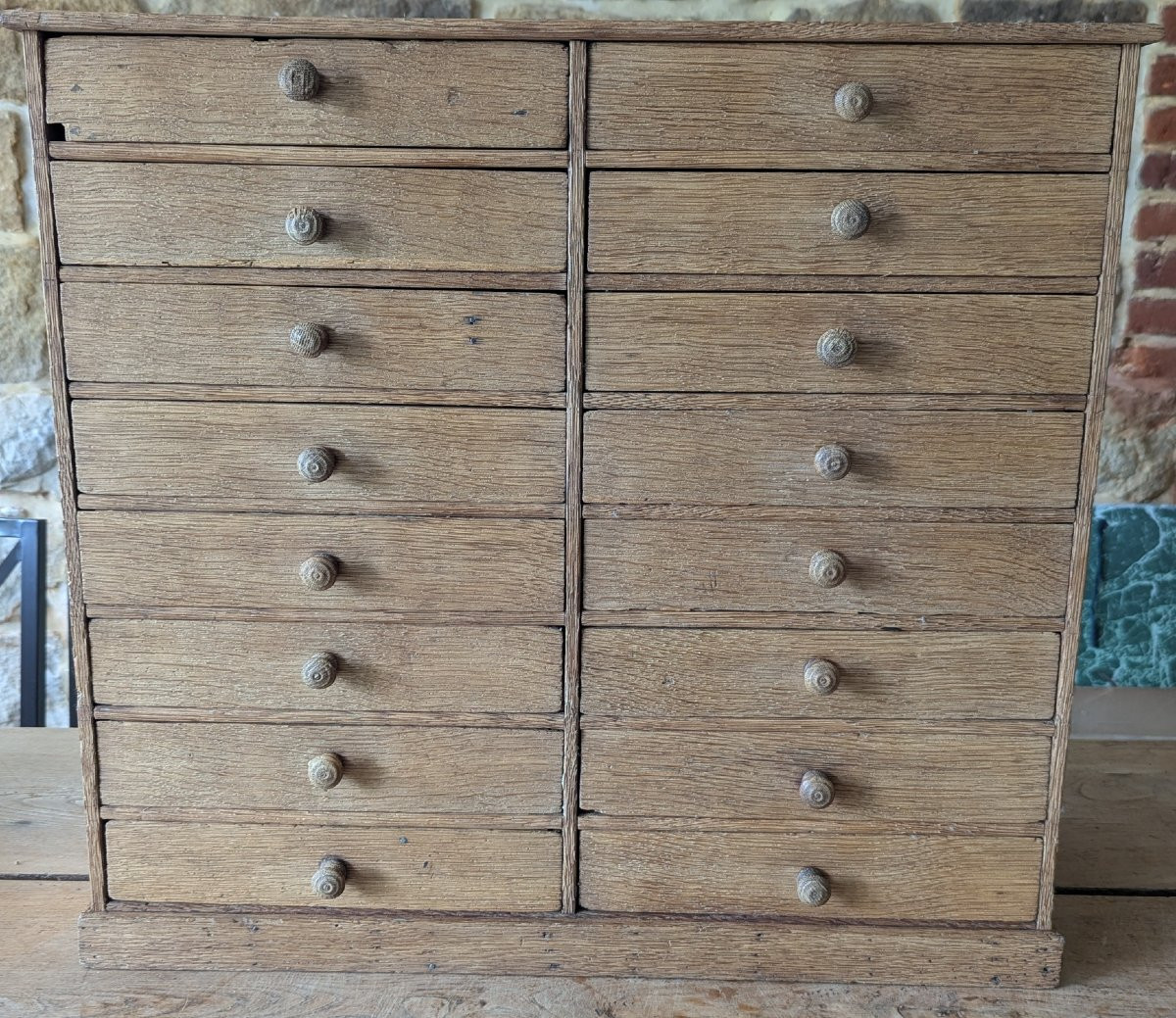 Petit meuble de métier . Layette d'horloger.-photo-4