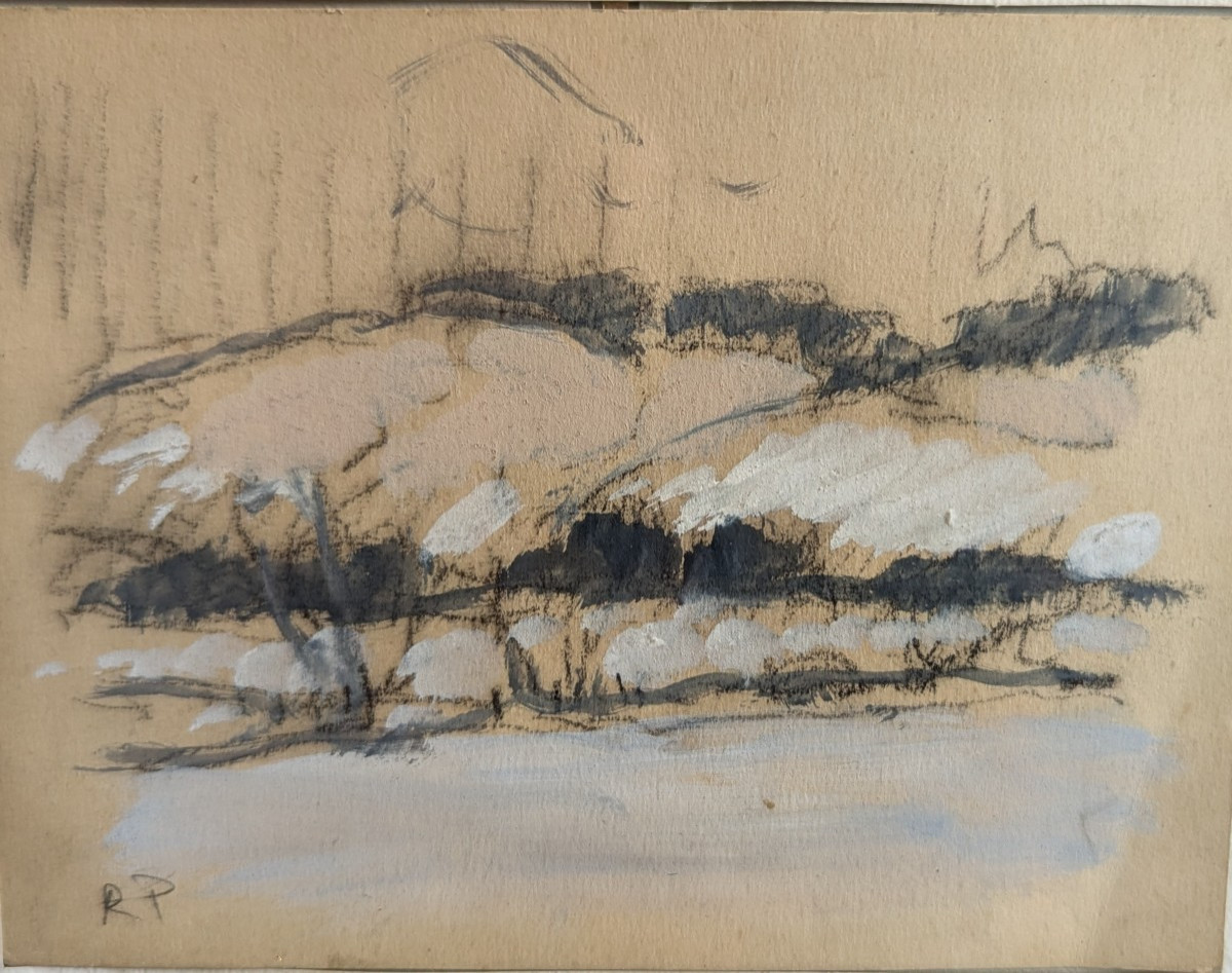 Robert Antoine Pinchon . Paysage d hiver. Ecole de Rouen.