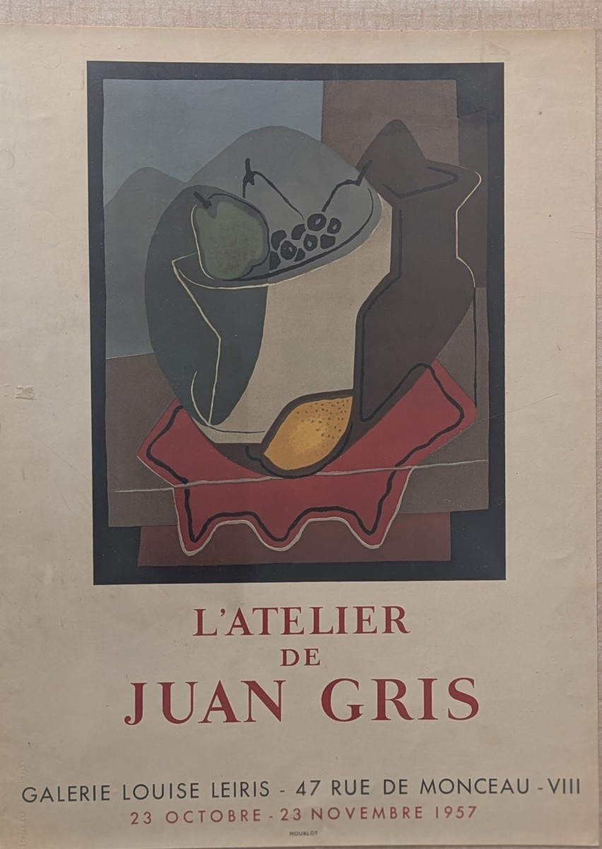 Juan Gris Poster. 1957